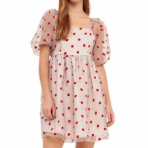 Cute Polk a dot dress for junior